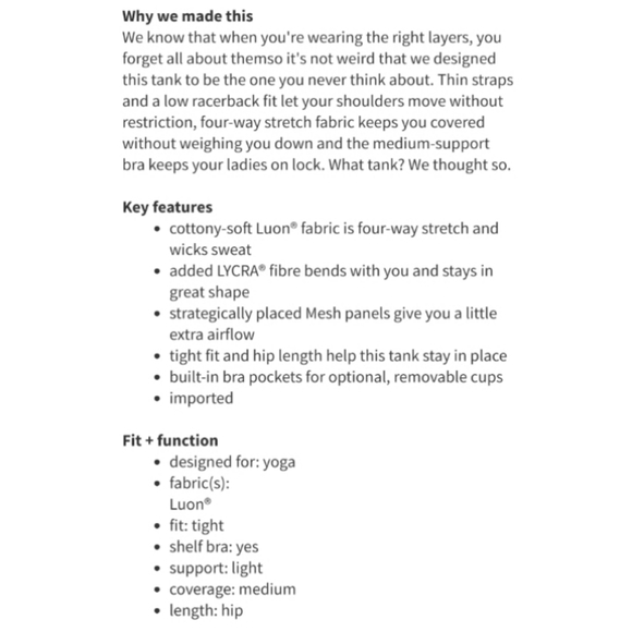 Lululemon Crossback Tank size 6 - Picture 3 of 8